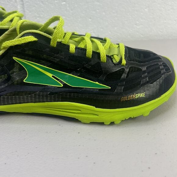 UNISEX ALTRA ZERODROP GOLDEN SPIKE TRACK SHOES W/7 M/5.5 BLACK/GREEN RUNNING - Picture 2 of 8